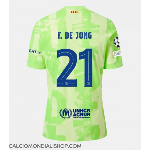 Maglie da calcio Barcelona Frenkie de Jong #21 Terza Maglia 2024-25 Manica Corta